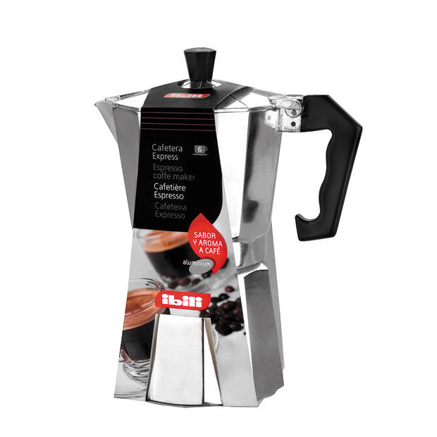 Ibili 6-kops espressomaker