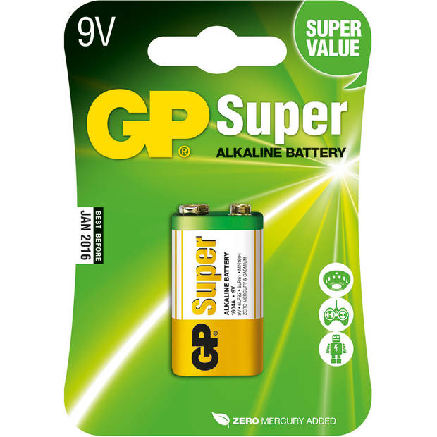 GP Super Alkaline 9V blok
