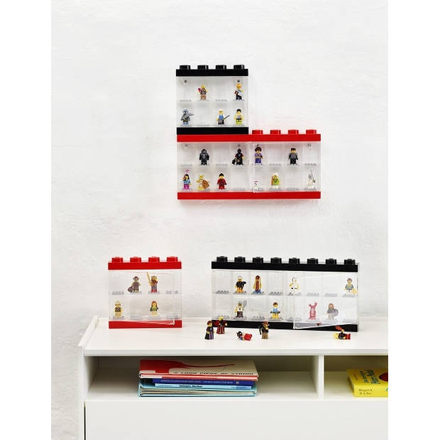 LEGO - Opbergbox Minifiguur 8, Rood - LEGO