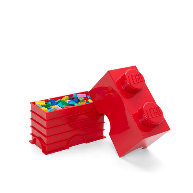 Lego - Opbergbox Brick 2 - Polypropyleen - Rood