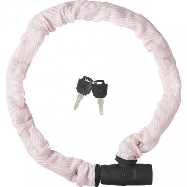 Blokker kettingslot 90 cm - roze