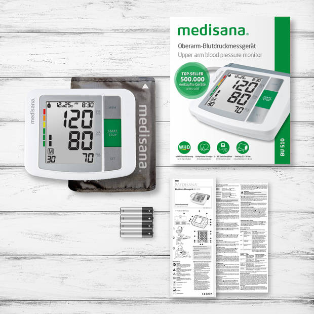 Medisana bovenarmbloeddrukmeter bu 510