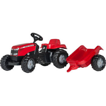 Rolly Toys traptractor RollyKid Massey Ferguson junior rood