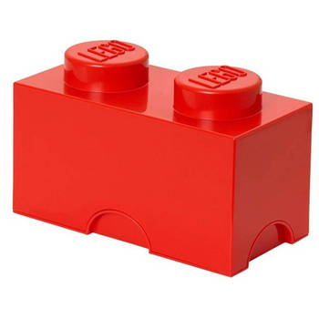 Lego - Opbergbox Brick 2 - Polypropyleen - Rood