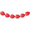 Folat ballonnenslinger 25 cm 3 meter latex rood