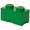 Lego - Opbergbox Brick 2 - Polypropyleen - Groen