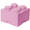 LEGO Brick 4 opbergbox - roze