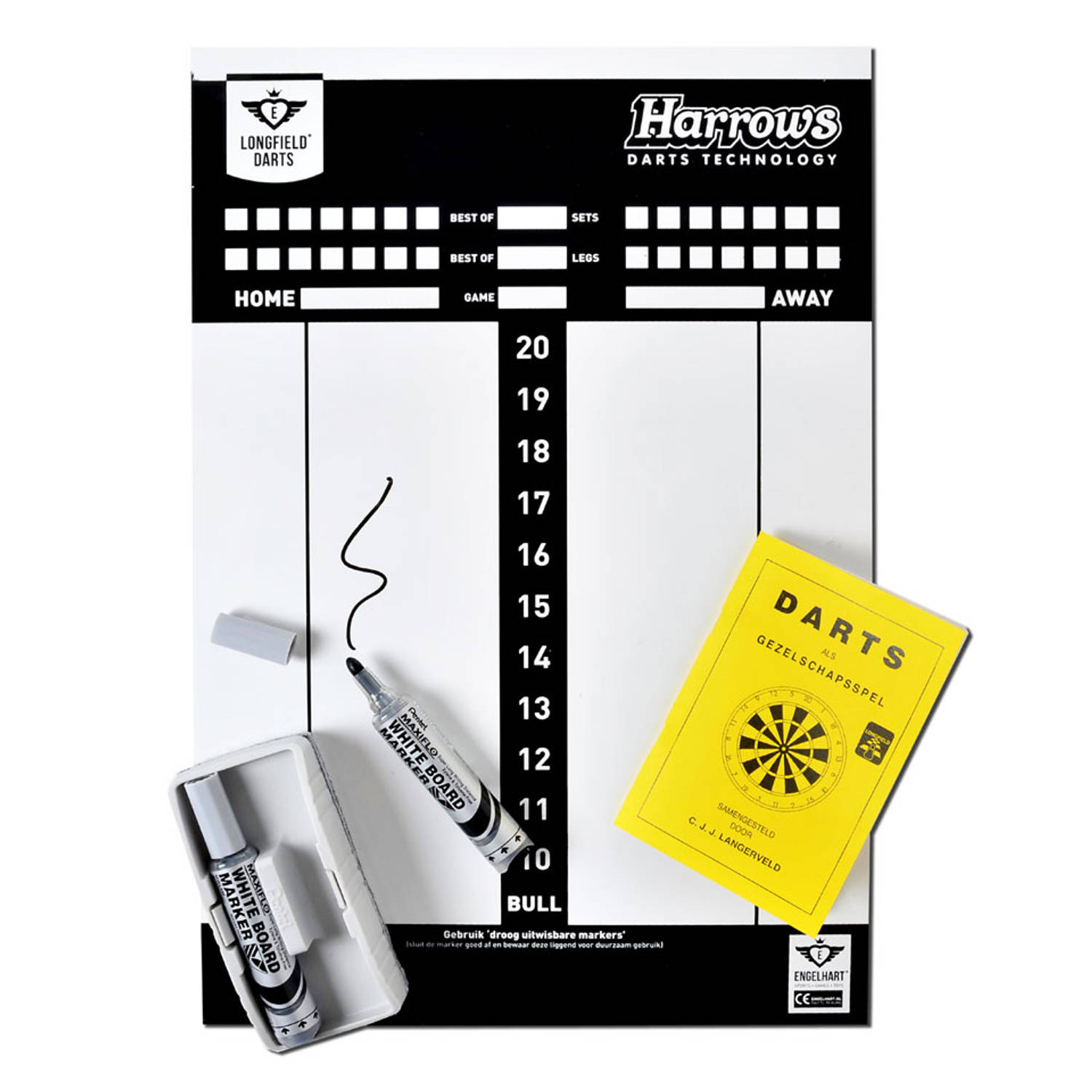 Scorebord Darts Whiteboard