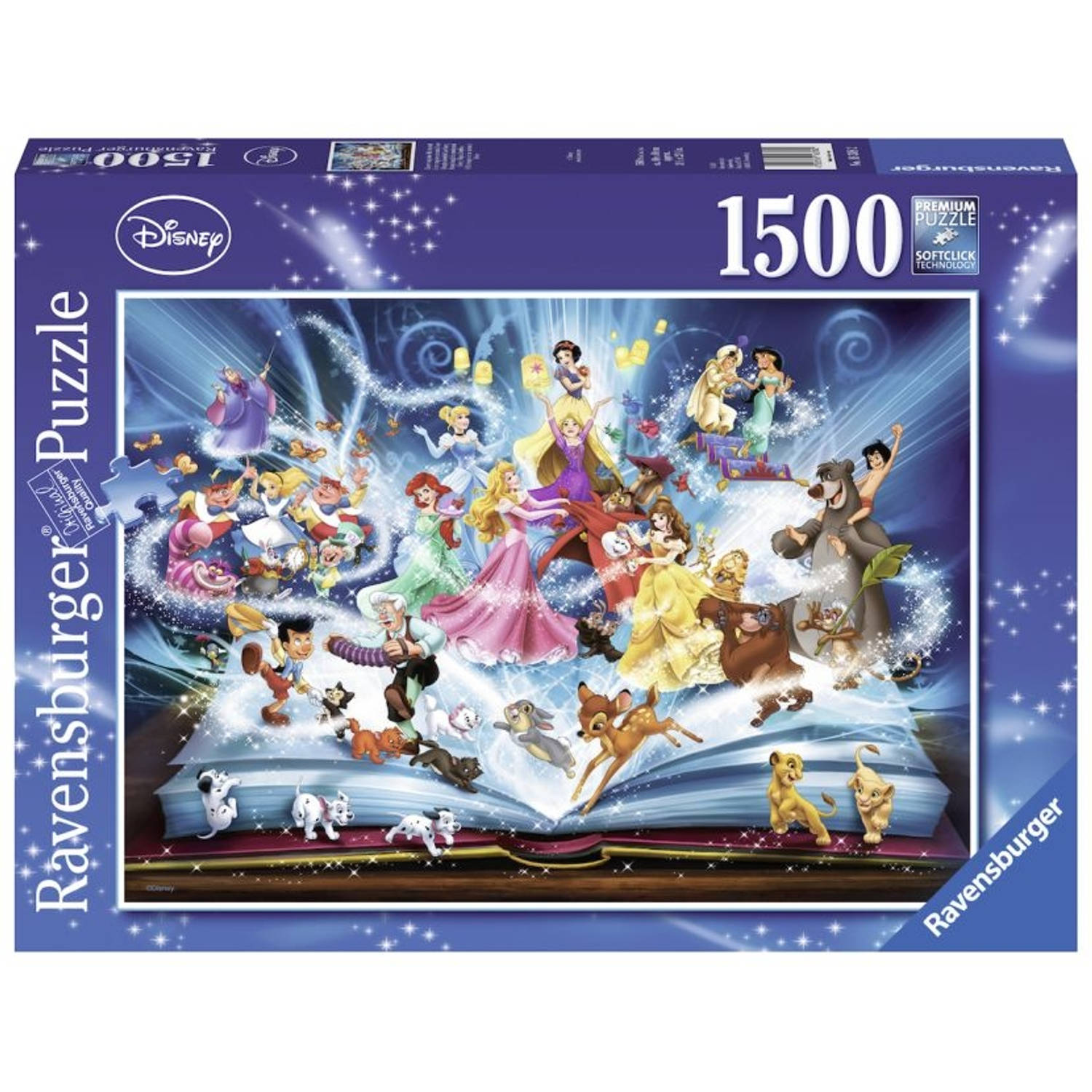 Ravensburger Disney's magische sprookjesboek puzzel 1500 stukjes