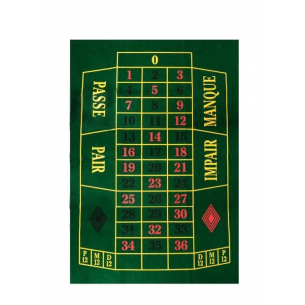 Longfield roulette kleed - 130 x 90 cm - groen