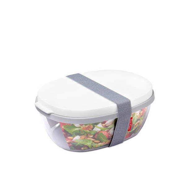 Mepal saladebox Ellipse - wit