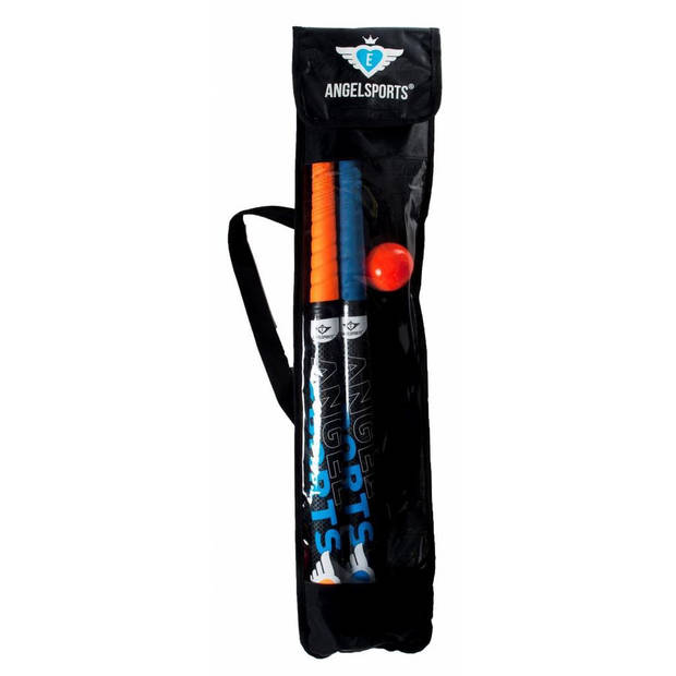 Angel Sports hockeyset - 34 inch - oranje/blauw