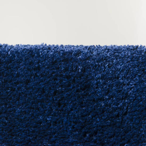 Sealskin badmat Angora - Polyester - 60 x 90 cm - Blauw