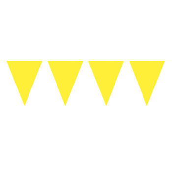 Vlaggenlijn - 10 meter - geel
