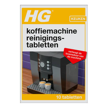 HG koffiemachine reinigingstabletten 10 tabletten