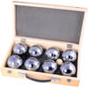 Angel Sports jeu de boules ballen in luxe houten koffer - 8 stuks