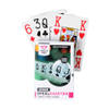 1x Senioren speelkaarten plastic poker/bridge/kaartspel - Kaartspel