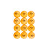 Set van 12x stuks tafeltennis/pingpong ballen oranje 4 cm - Tafeltennisballen