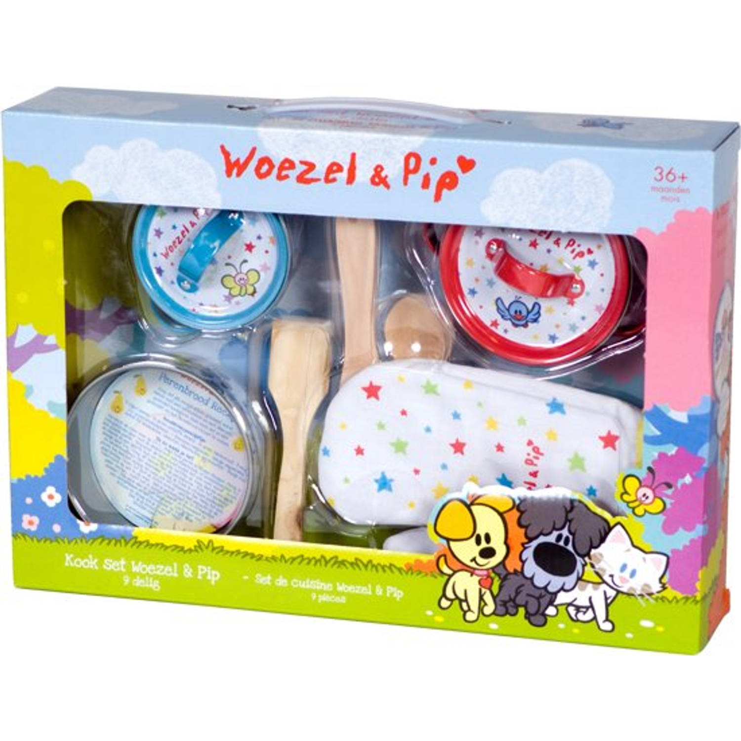 Woezel & Pip 9-delige speelgoed | Blokker