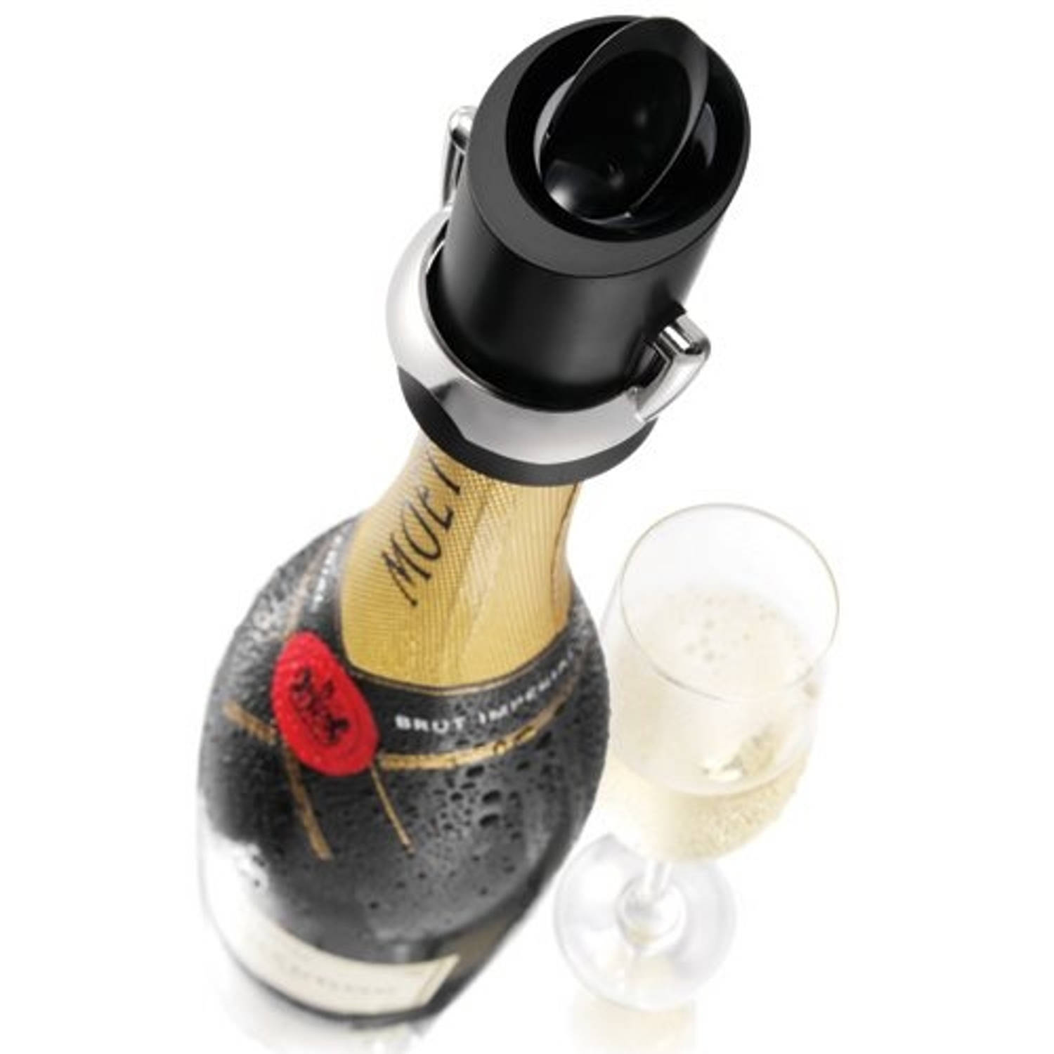 Vacuvin Champagne Opener Zwart