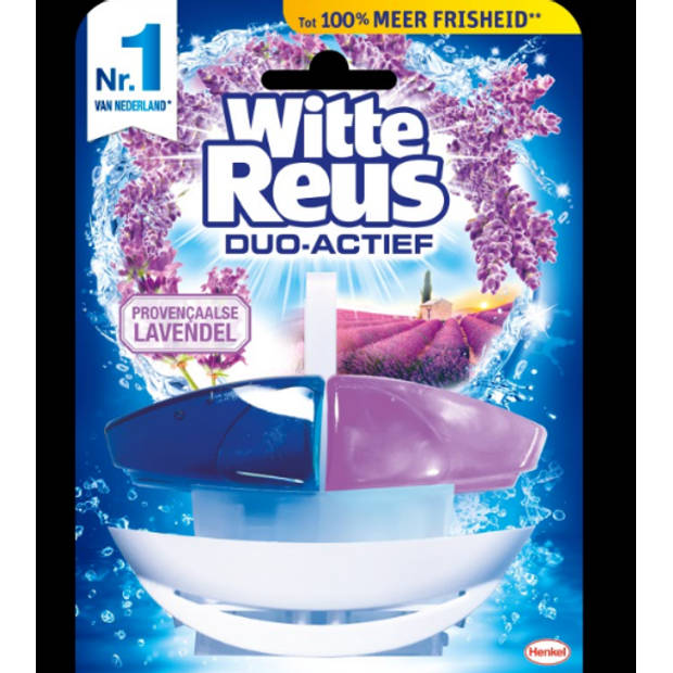 Witte Reus Toiletblok - Duo Actief Provencaalse Lavendel