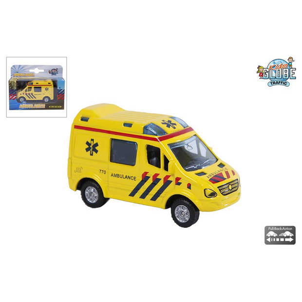 Kids Globe Traffic die cast ambulance
