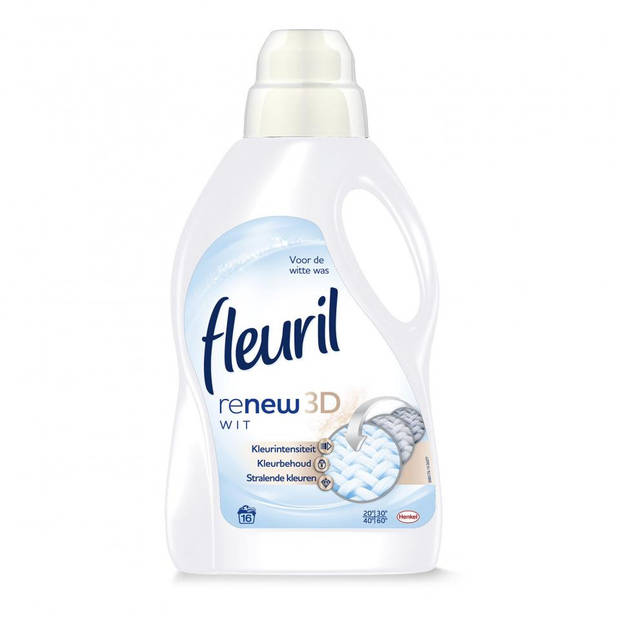 Fleuril Renew 3D puur wit wasmiddel - 960 ml