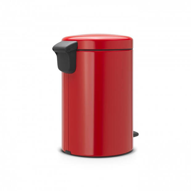 Brabantia newIcon pedaalemmer 12 liter met kunststof binnenemmer - Passion Red