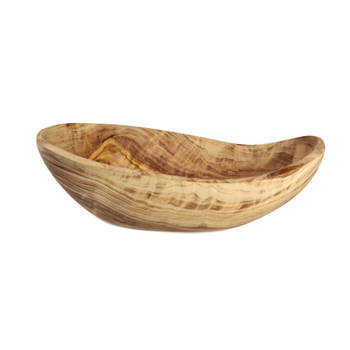 Bowls and Dishes Pure Olive Wood schaal Rustique - olijfhout - Ø 17 cm