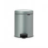 Brabantia newIcon pedaalemmer 5 liter met kunststof binnenemmer - Metallic Mint