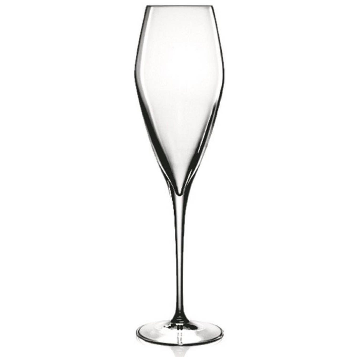 Bormioli Rocco Atelier champagne glazen - set van 6 - 27 cl