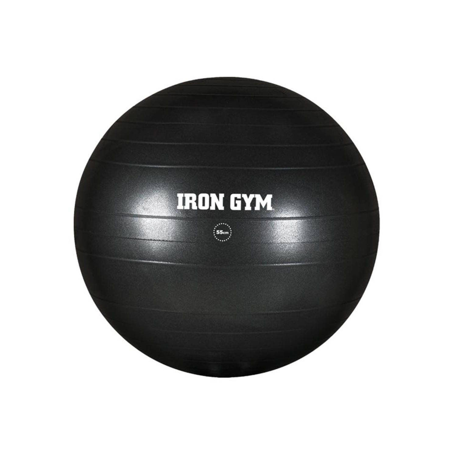 Iron Gym Exercise Ball 55 cm - incl. pomp