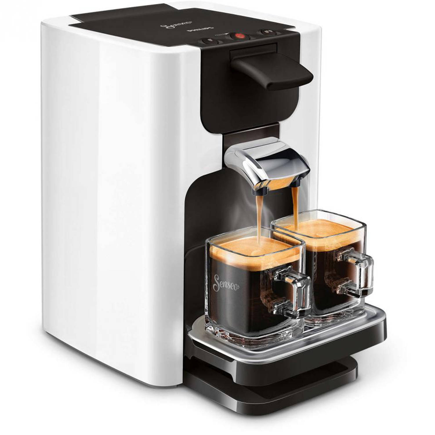 piramide Gearceerd dief Philips SENSEO® Quadrante koffiepadmachine HD7865/00 wit | Blokker