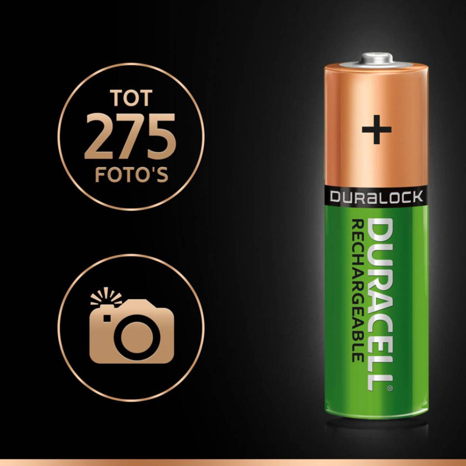 Blijkbaar waarom Getand Duracell Plus AA oplaadbare NiMH batterijen - 4 stuks | Blokker