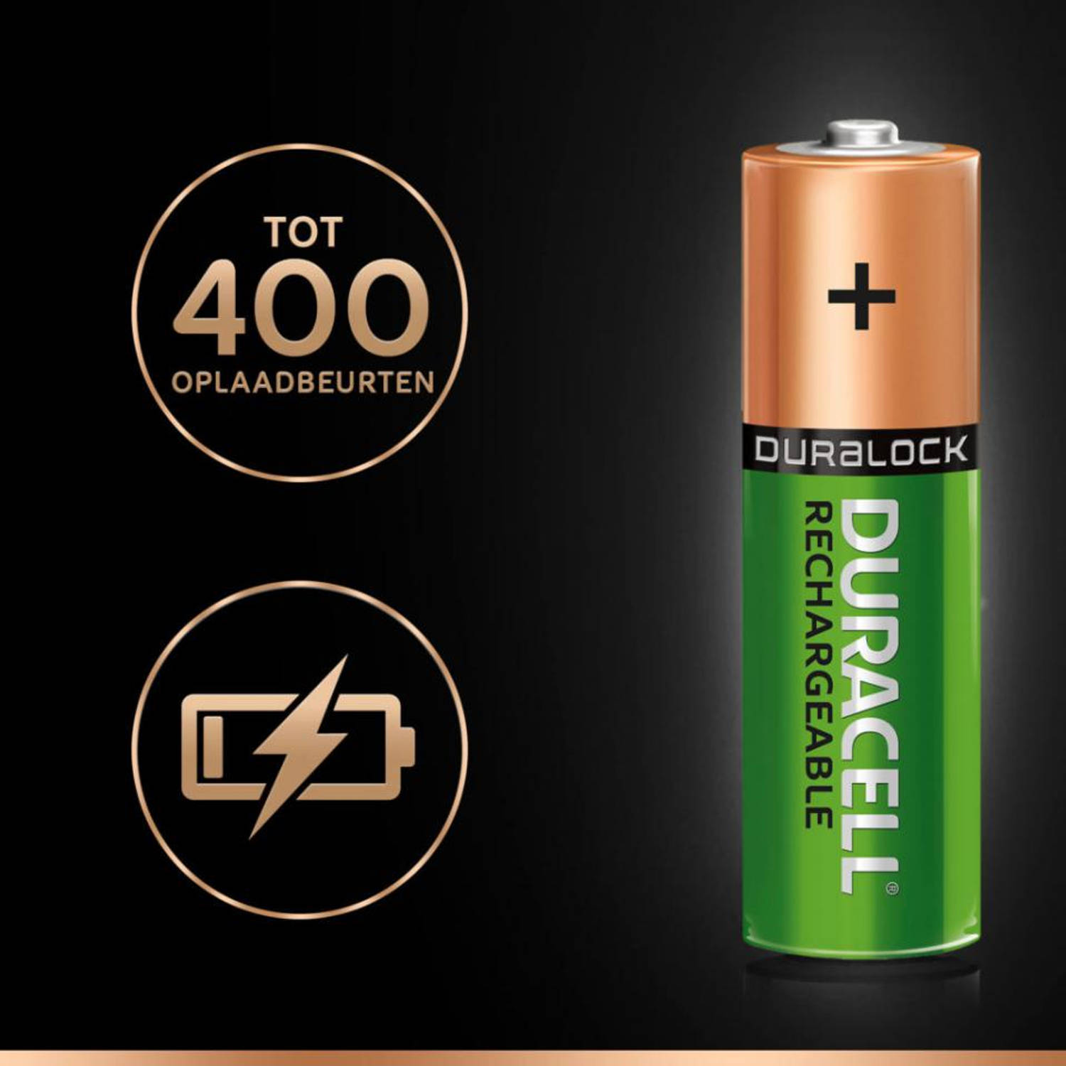 Duracell Plus AA oplaadbare batterijen 4 stuks | Blokker