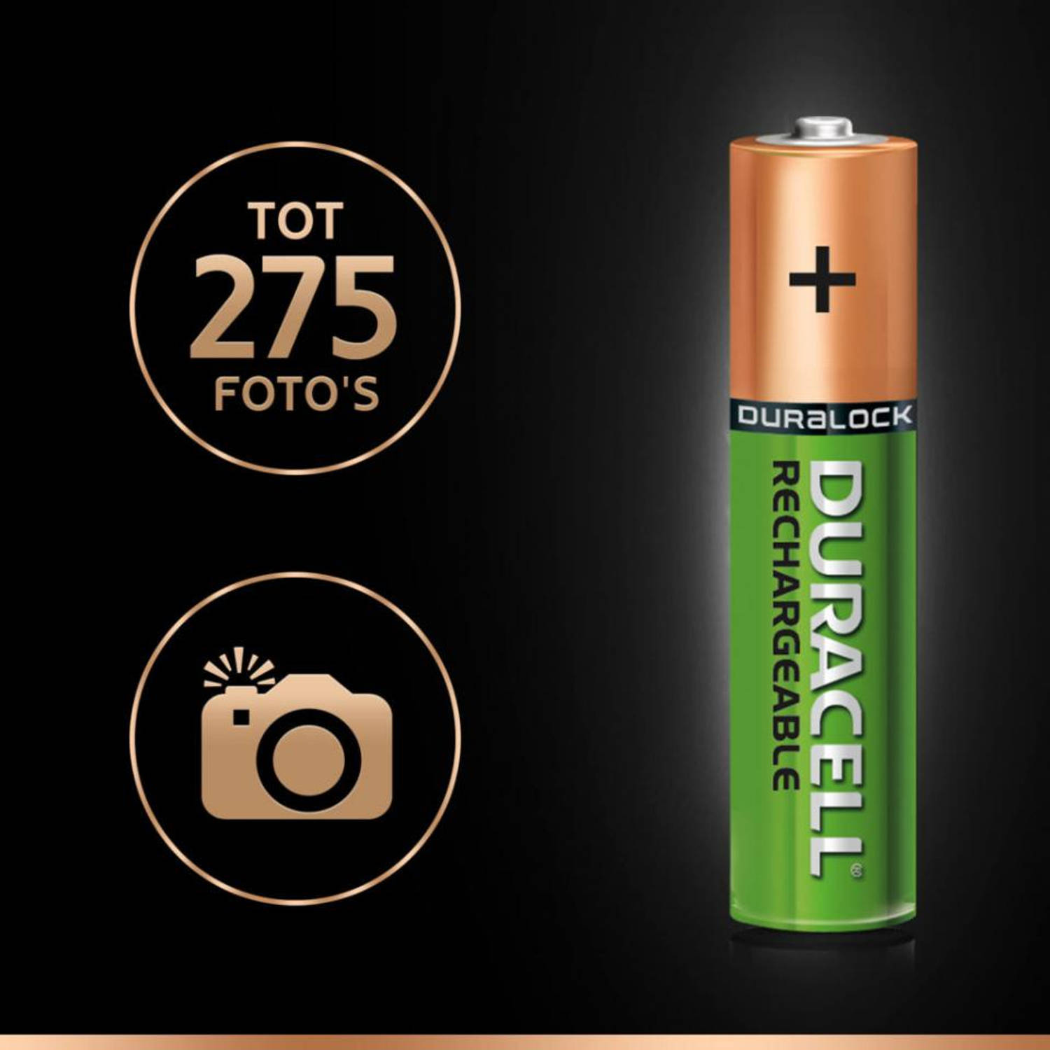 Direct Voorkomen Uitstralen Duracell Plus AAA oplaadbare batterijen - 4 stuks | Blokker