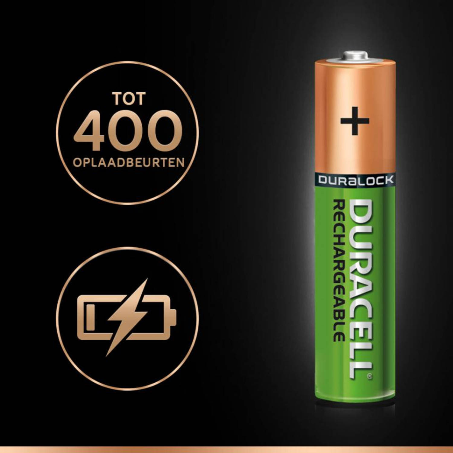 vragenlijst Sinds alleen Duracell Plus AAA oplaadbare batterijen - 4 stuks | Blokker