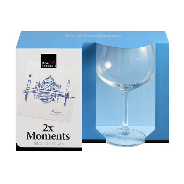 Royal Leerdam Moments gin & tonic glazen - set van 2