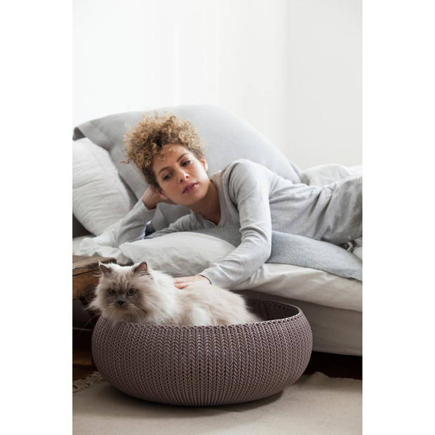 Curver Cozy pet bed - crème - 50 cm