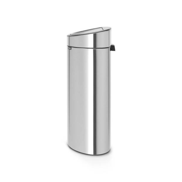 Brabantia Touch Bin afvalemmer 40 liter met kunststof binnenemmer - Matt Steel Fingerprint Proof