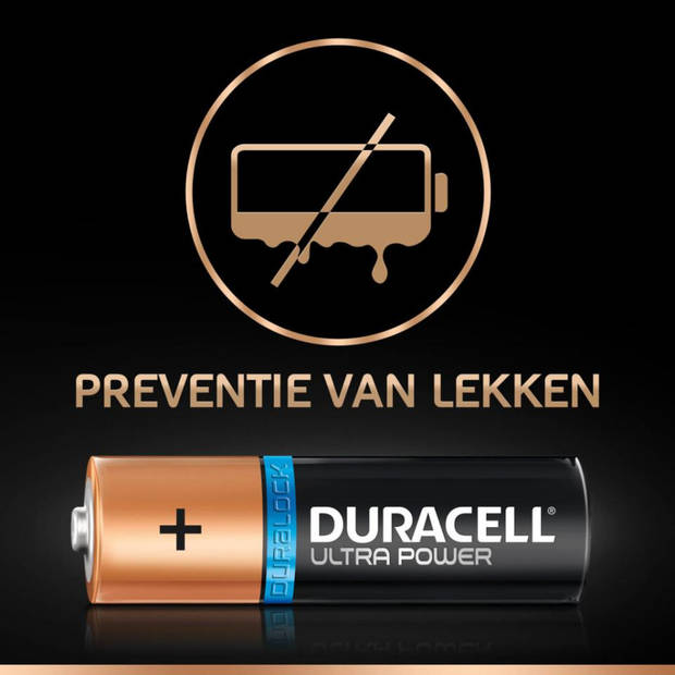 Duracell Ultra Power AA alkaline batterijen - 8 stuks