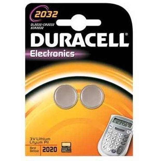 Duracell Specialty lithium knoopcelbatterij - CR2032 - 2 stuks