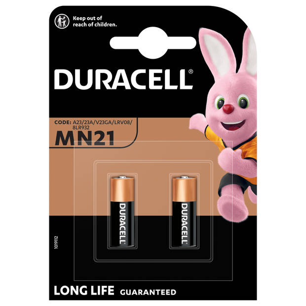 Duracell Specialty alkaline MN21 batterijen - 2 stuks