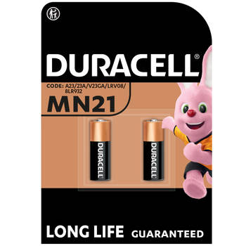 Duracell Specialty alkaline MN21 batterijen - 2 stuks