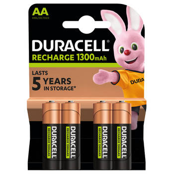 Duracell Plus AA oplaadbare NiMH batterijen - 4 stuks
