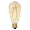 Calex LED volglas LangFilament Rustieklamp 220-240V 4W 320lm E27 ST64, Goud 2100K Dimbaar