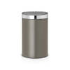 Brabantia Touch Bin afvalemmer 40 liter met kunststof binnenemmer - Platinum / Matt Steel