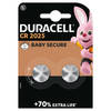 Duracell Specialty lithium knoopcelbatterij - CR2025 - 2 stuks