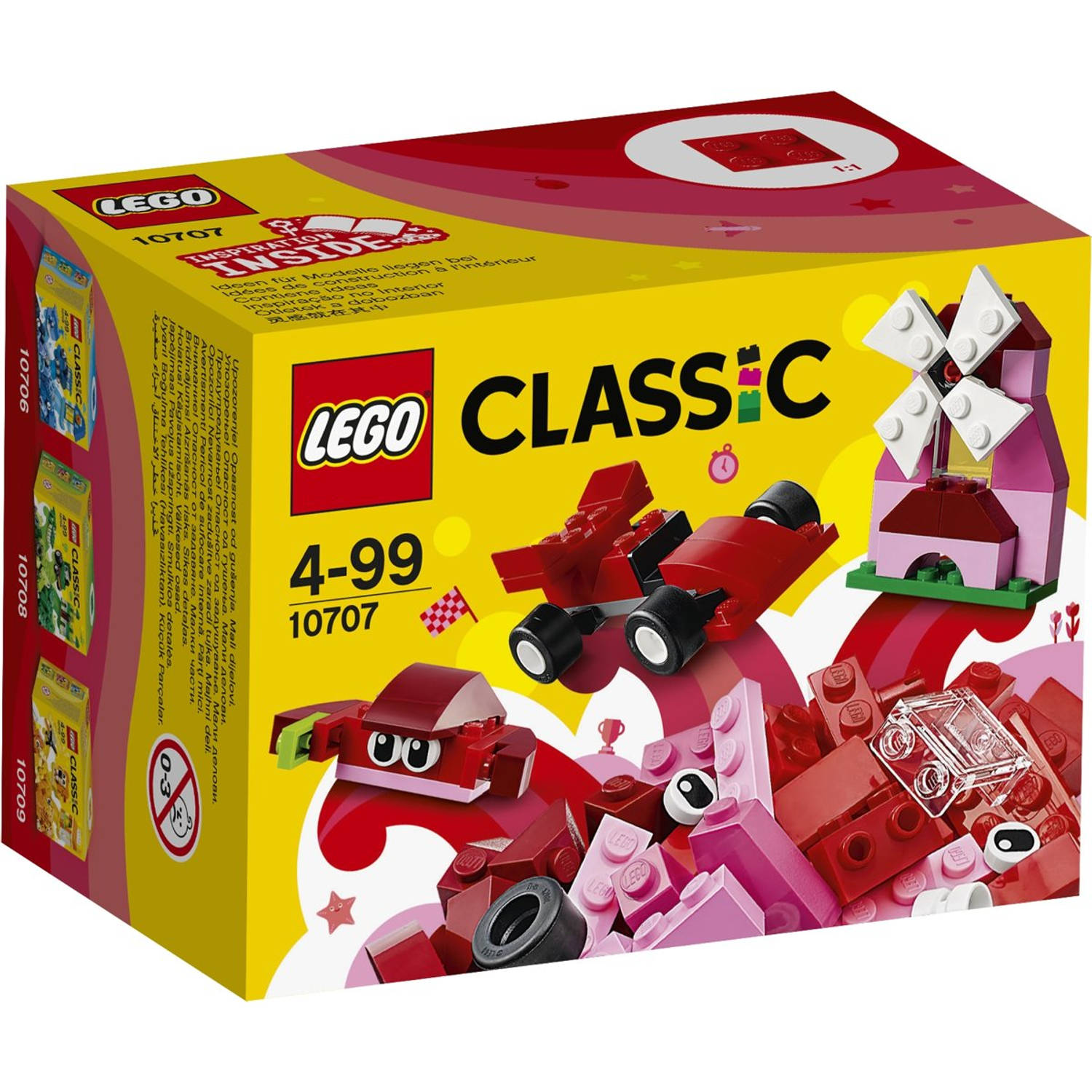 LEGO Classic Rode Creatieve Doos - 10707