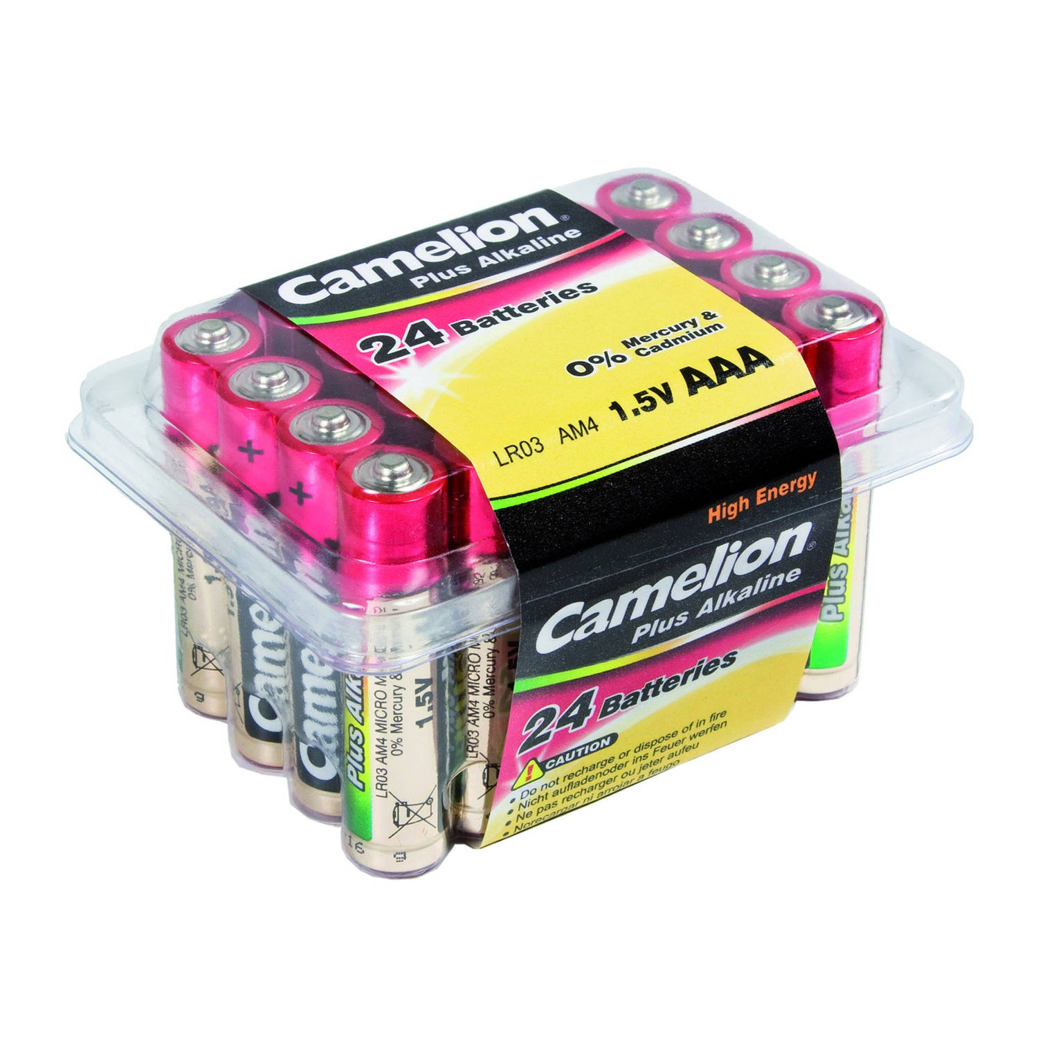 Camelion batterijen Alkaline Plus AAA LR03 24 stuks